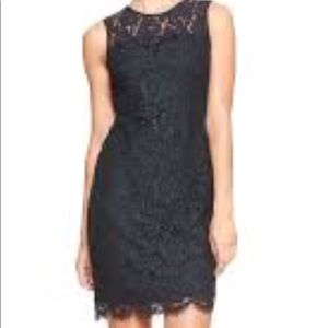 Banana Republic Two - Tone Lace Sheath Dress